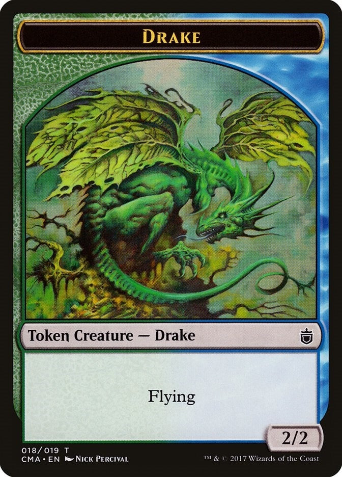 Image for Drake Token (018) (18) [Commander Anthology]