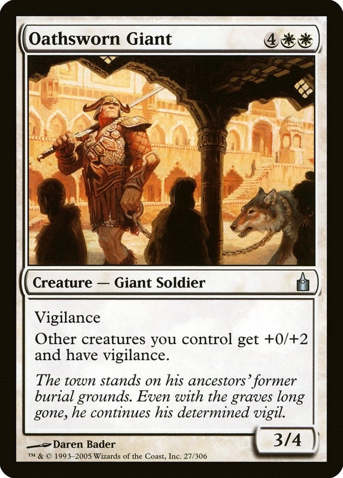 Image for Oathsworn Giant (27) [Ravnica: City of Guilds]