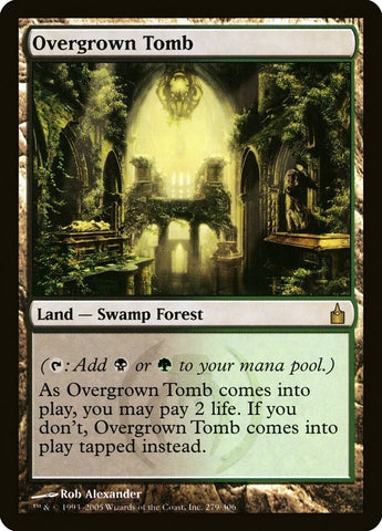 Image for Overgrown Tomb (279) [Ravnica: City of Guilds]