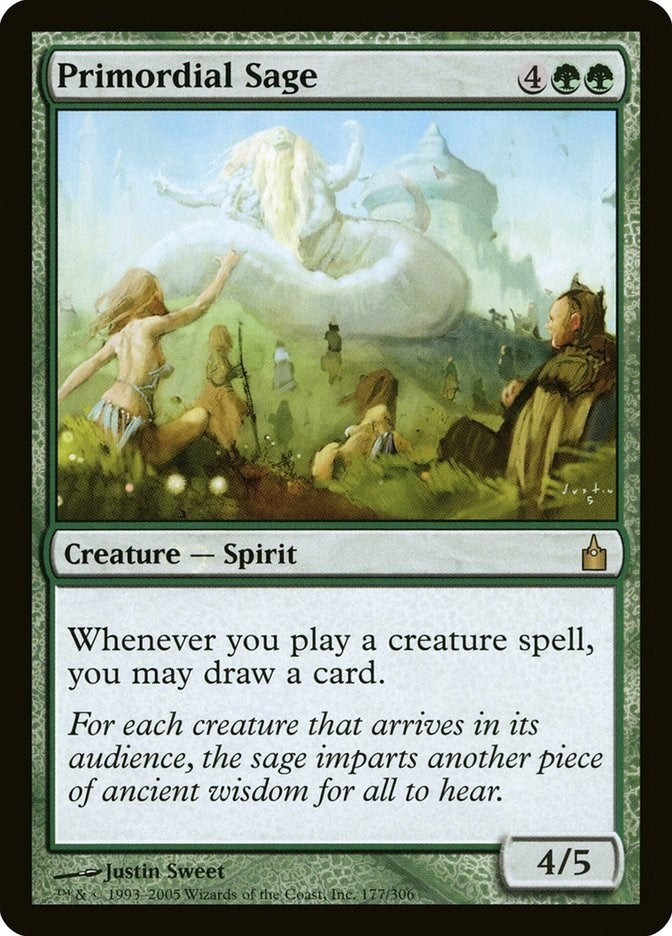 Image for Primordial Sage (177) [Ravnica: City of Guilds]