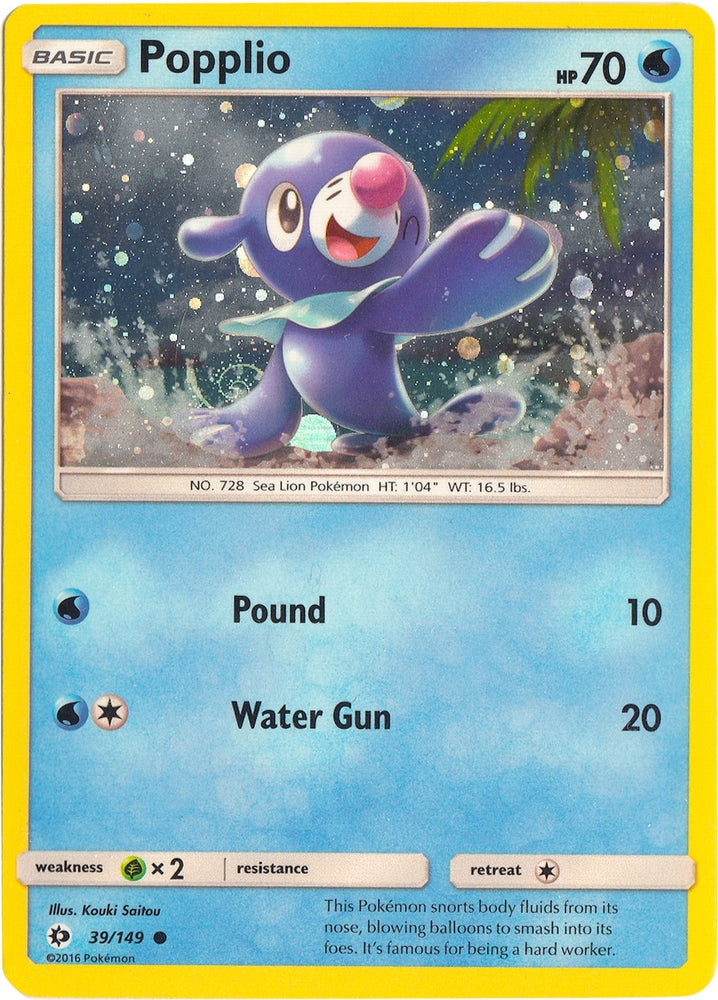 Image for Popplio - 39/149 (Cosmos Holo) (039/149) - Pokemon