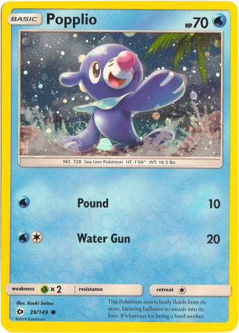 Popplio - 39/149 (Cosmos Holo) (039/149) (Miscellaneous Cards & Products)