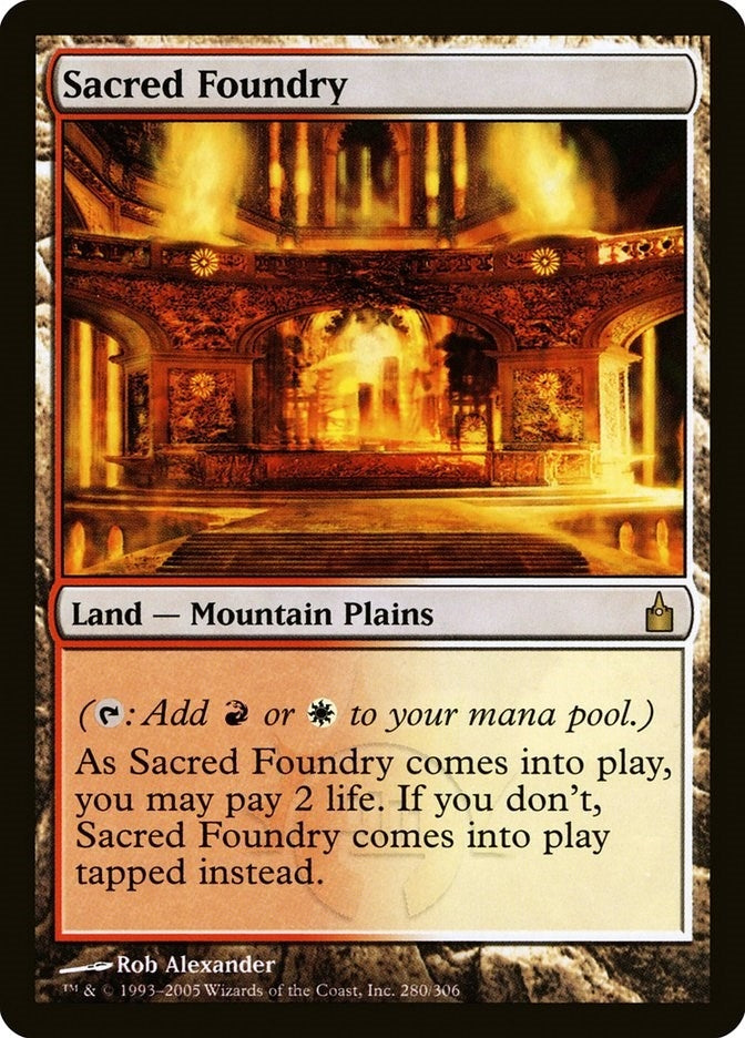 Image for Sacred Foundry (280) [Ravnica: City of Guilds]
