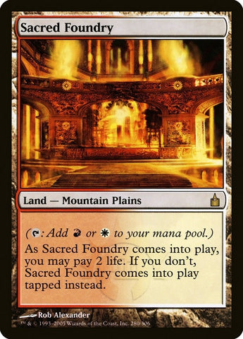Image for Sacred Foundry (280) [Ravnica: City of Guilds]