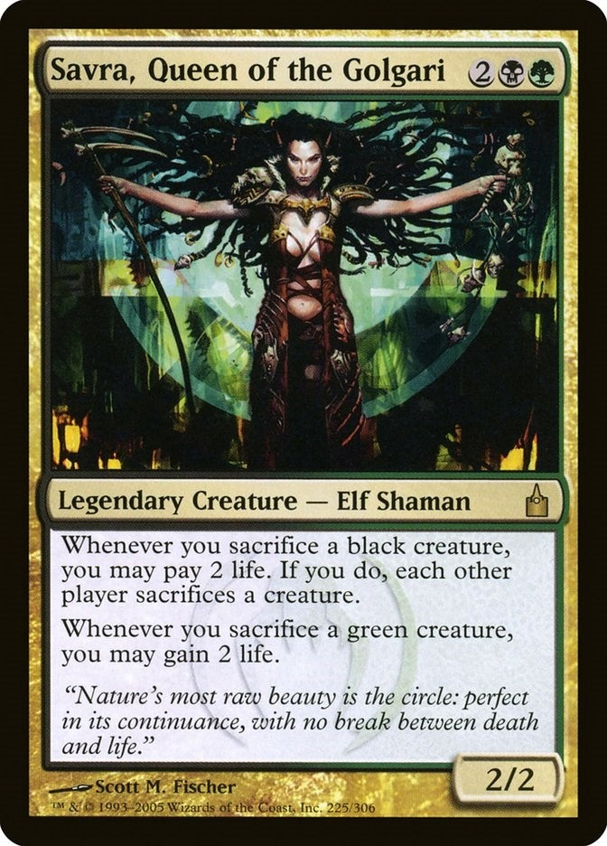 Image for Savra, Queen of the Golgari (225) [Ravnica: City of Guilds]