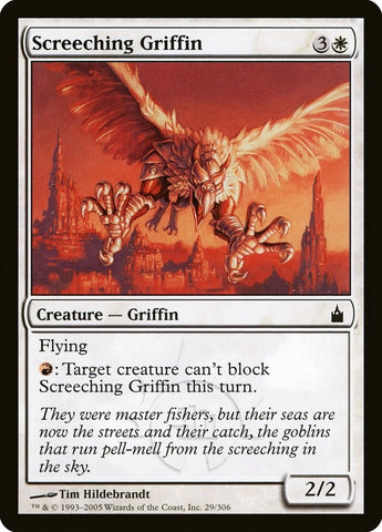 Image for Screeching Griffin (29) [Ravnica: City of Guilds]