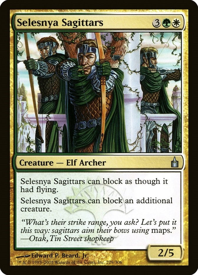 Image for Selesnya Sagittars (229) [Ravnica: City of Guilds]