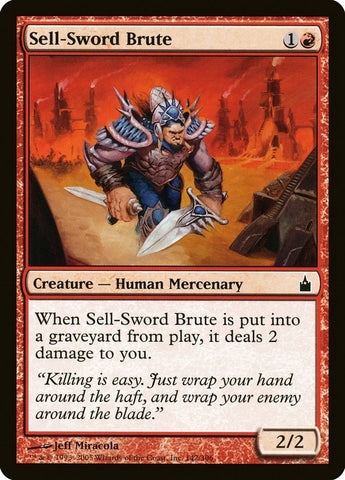 Image for Sell-Sword Brute (142) - Magic: The Gathering
