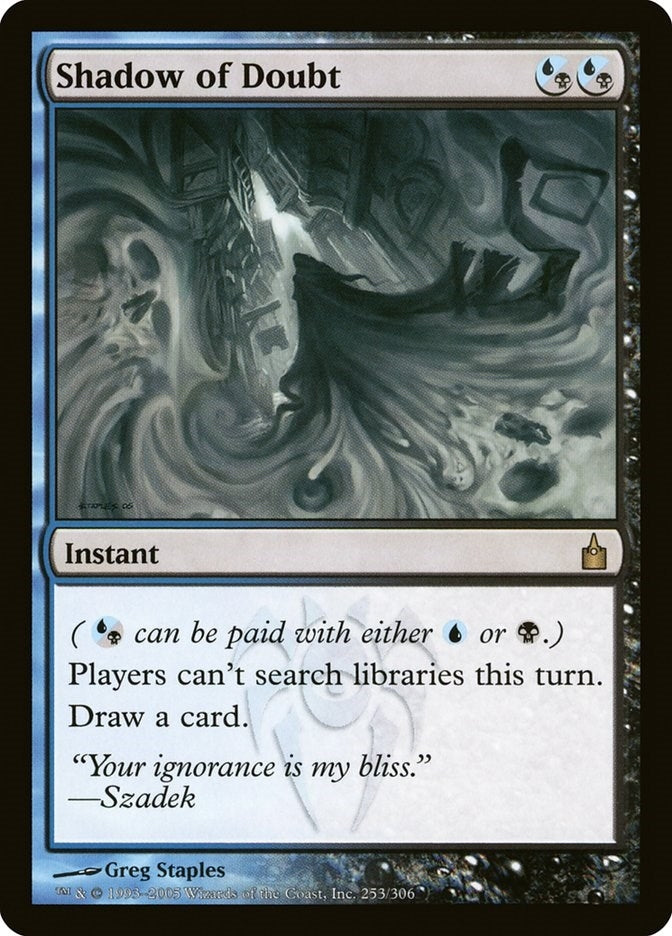 Image for Shadow of Doubt (253) [Ravnica: City of Guilds]