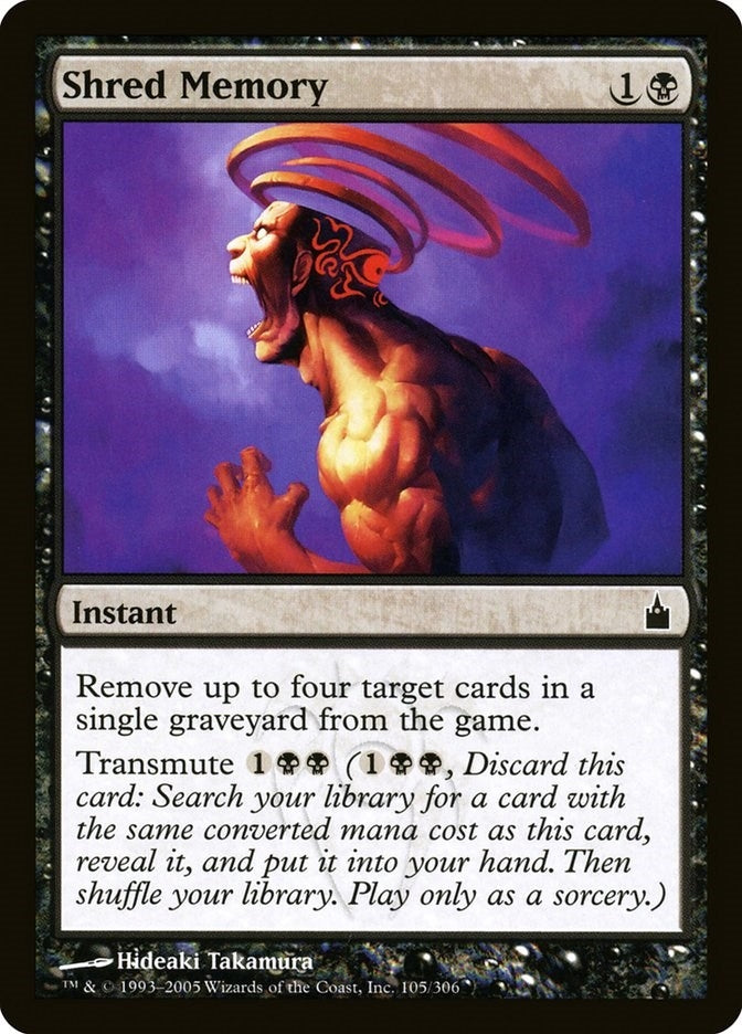 Image for Shred Memory (105) [Ravnica: City of Guilds]