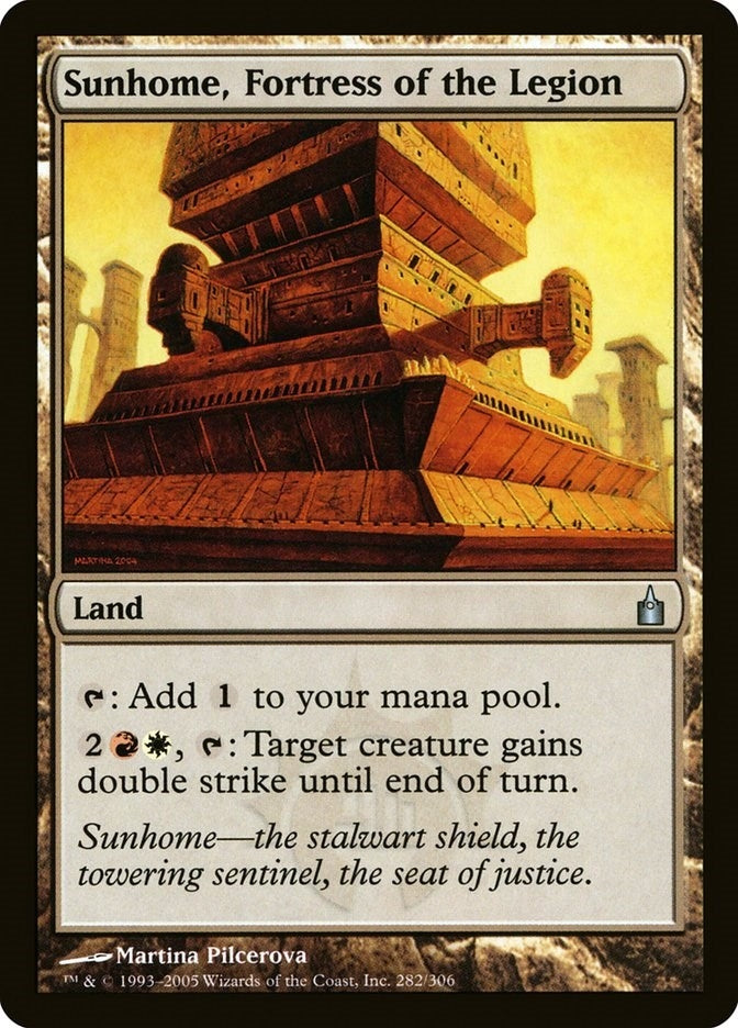 Image for Sunhome, Fortress of the Legion (282) [Ravnica: City of Guilds]