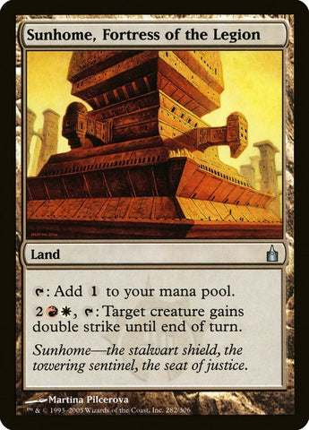 Image for Sunhome, Fortress of the Legion (282) [Ravnica: City of Guilds]