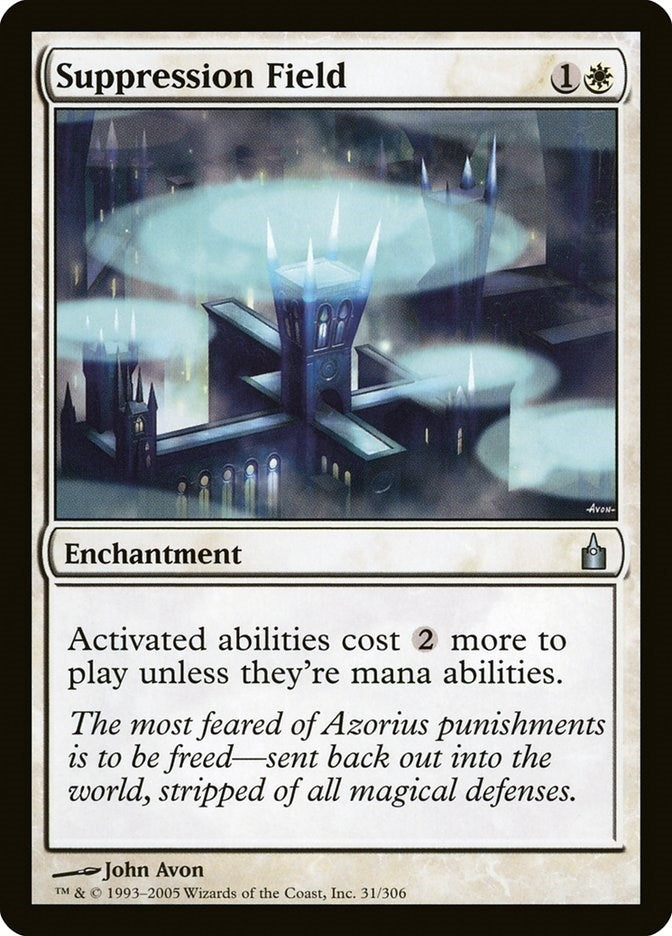 Image for Suppression Field (31) [Ravnica: City of Guilds]