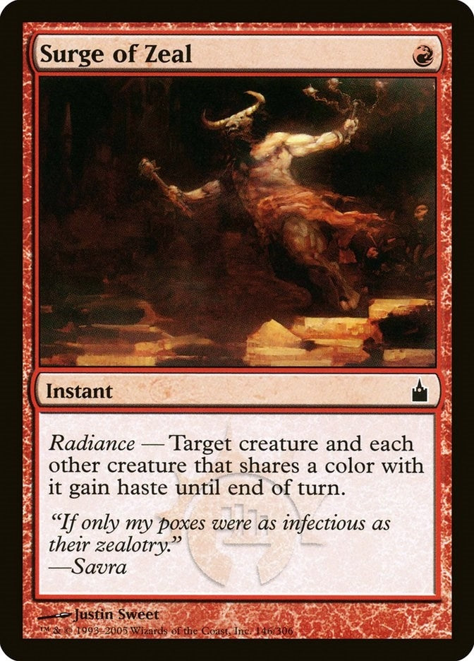 Image for Surge of Zeal (146) [Ravnica: City of Guilds]