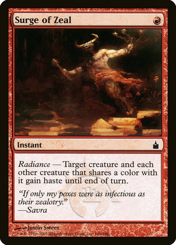 Image for Surge of Zeal (146) - Magic: The Gathering