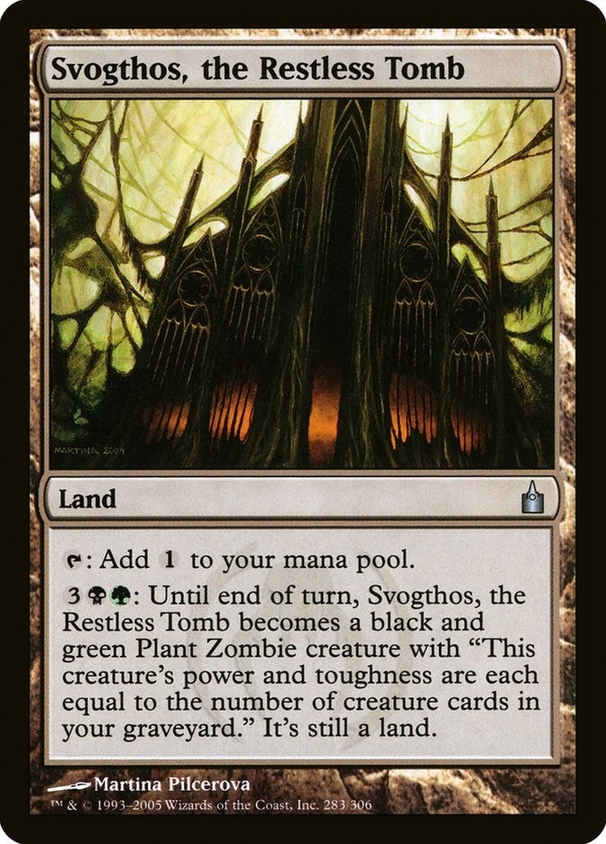 Image for Svogthos, the Restless Tomb (283) [Ravnica: City of Guilds]