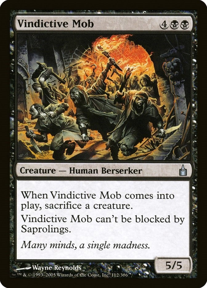Image for Vindictive Mob (112) [Ravnica: City of Guilds]