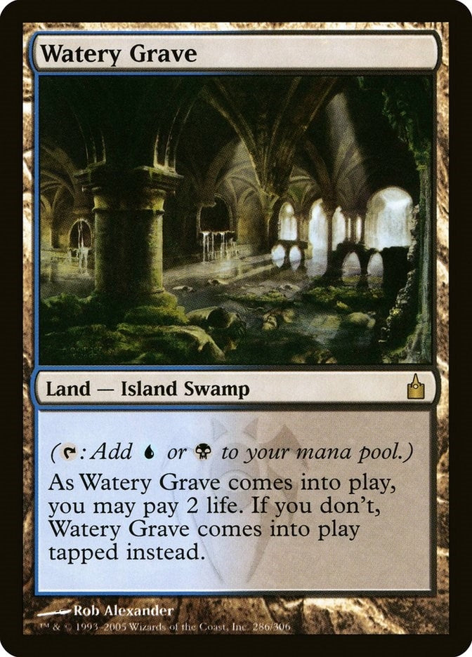 Image for Watery Grave (286) [Ravnica: City of Guilds]