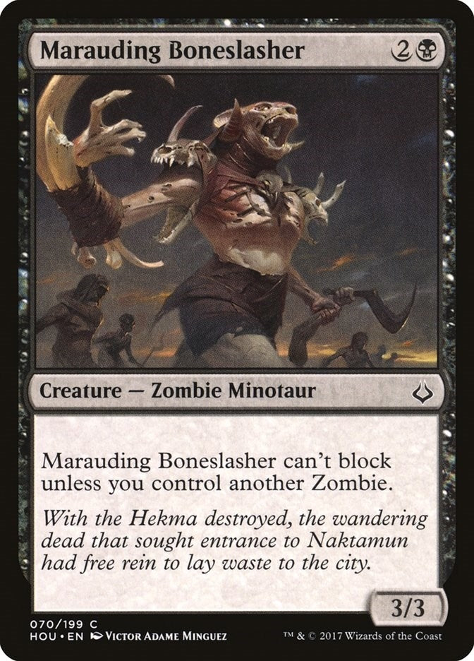 Image for Marauding Boneslasher (70) [Hour of Devastation]