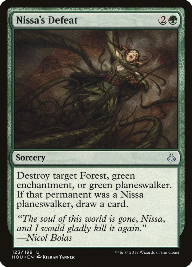 Image for Nissa's Defeat (123) [Hour of Devastation]
