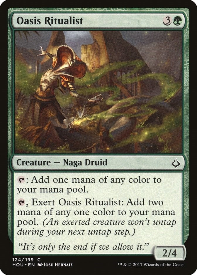 Image for Oasis Ritualist (124) [Hour of Devastation]