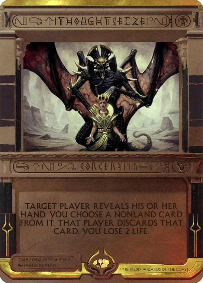Image for Thoughtseize (45) [Masterpiece Series: Amonkhet Invocations]