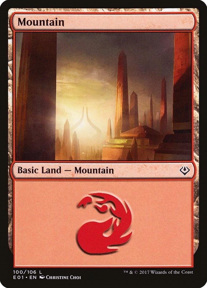 Image for Mountain (100) (100) [Archenemy: Nicol Bolas]