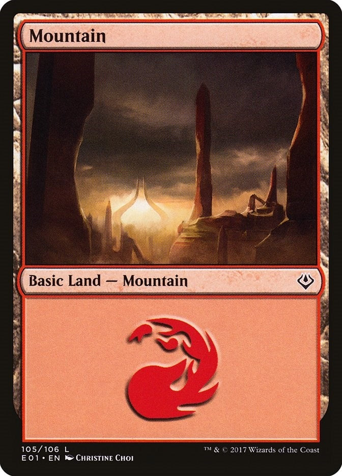Image for Mountain (105) (105) [Archenemy: Nicol Bolas]