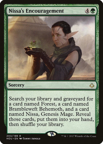 Image for Nissa's Encouragement (203) [Hour of Devastation]
