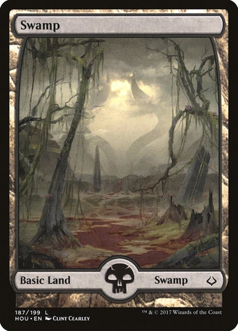 Image for Swamp (187) - Full Art (187) [Hour of Devastation]