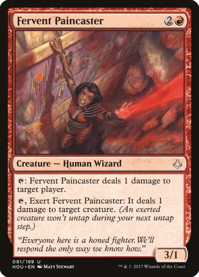 Image for Fervent Paincaster (91) [Hour of Devastation]