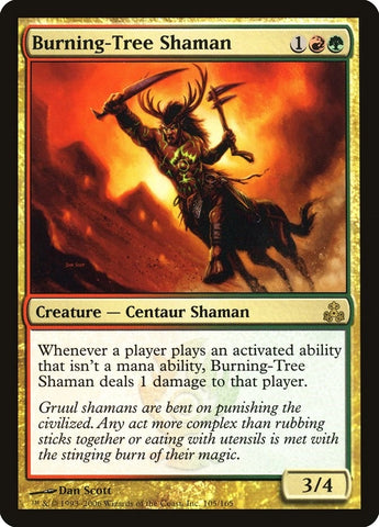 Image for Burning-Tree Shaman (105) [Guildpact]