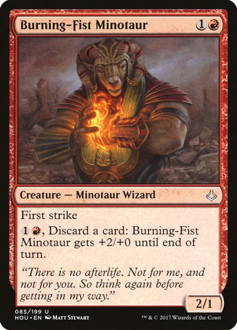 Image for Burning-Fist Minotaur (85) [Hour of Devastation]