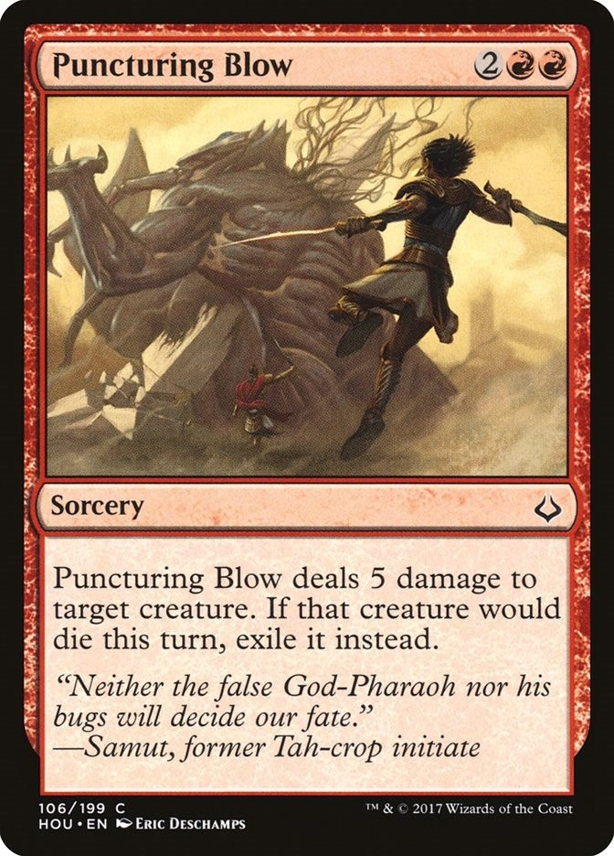 Image for Puncturing Blow (106) [Hour of Devastation]