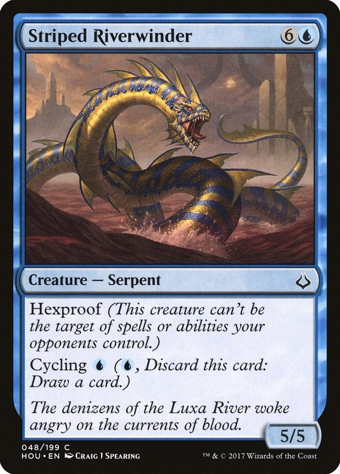 Image for Striped Riverwinder (48) [Hour of Devastation]