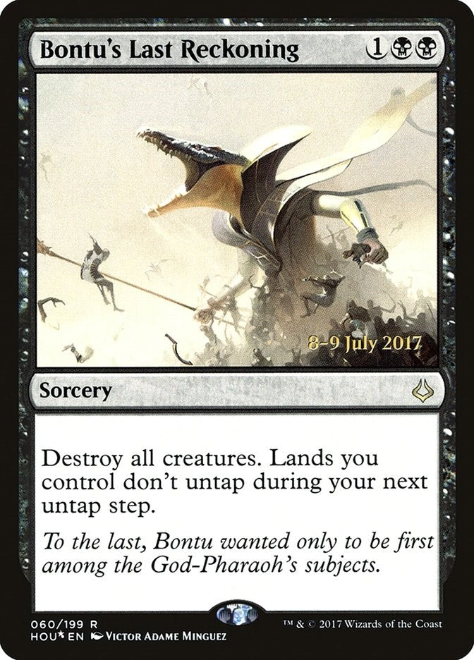 Image for Bontu's Last Reckoning (60) [Prerelease Cards]