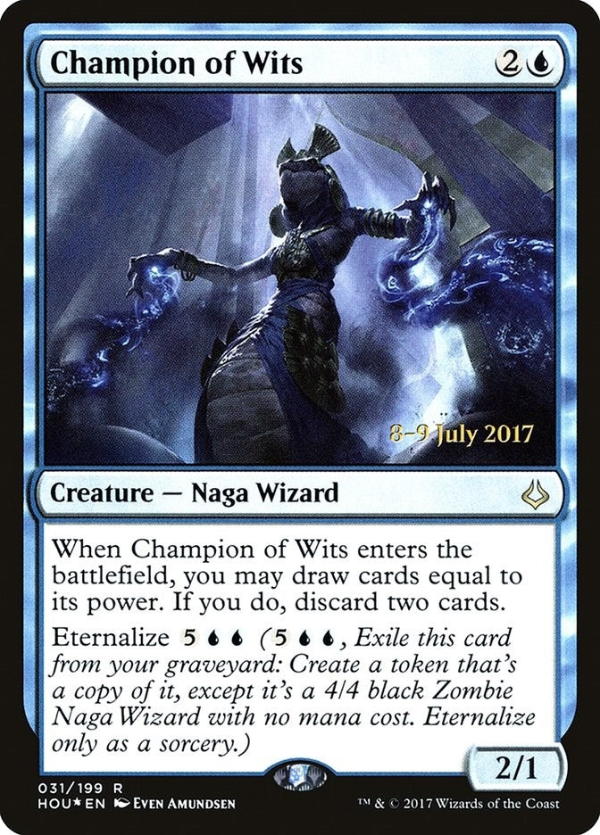 Image for Champion of Wits (31) [Prerelease Cards]
