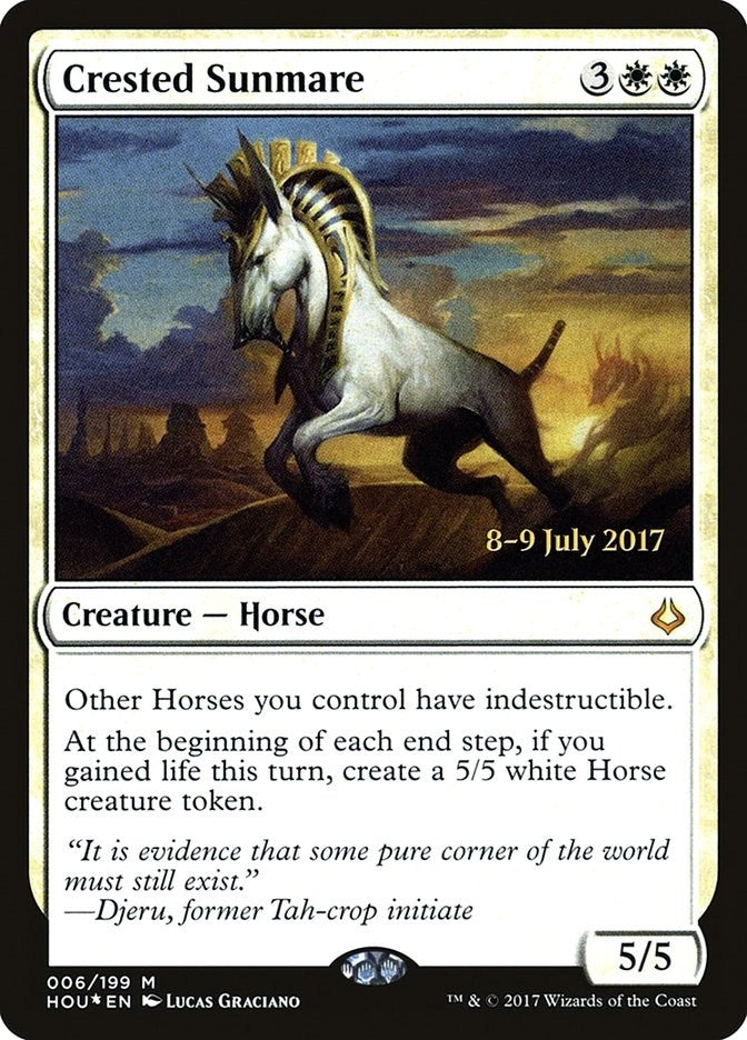 Image for Crested Sunmare (6) [Prerelease Cards]