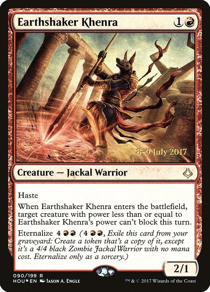 Image for Earthshaker Khenra (90) [Prerelease Cards]