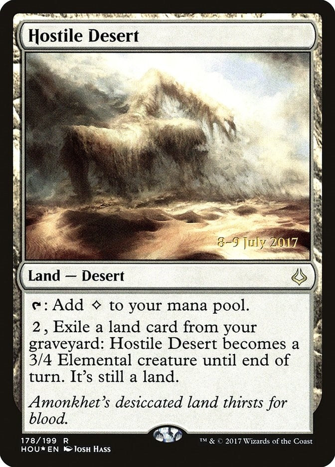 Image for Hostile Desert (178) [Prerelease Cards]