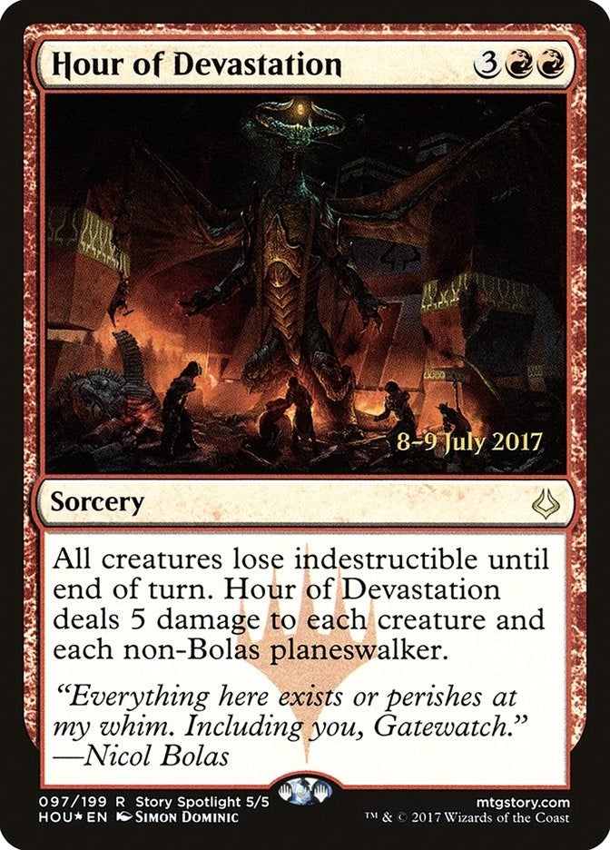 Image for Hour of Devastation (97) [Prerelease Cards]