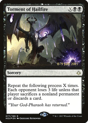 Image for Torment of Hailfire (77) [Prerelease Cards]