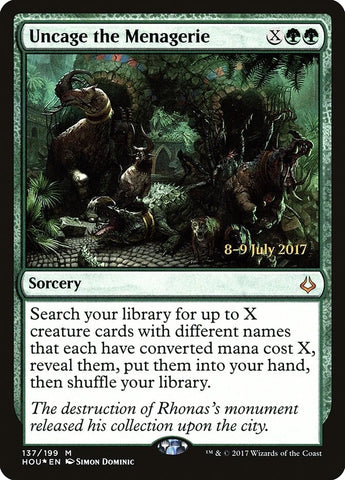 Image for Uncage the Menagerie (137) - Magic: The Gathering