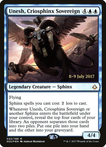 Image for Unesh, Criosphinx Sovereign (52) [Prerelease Cards]
