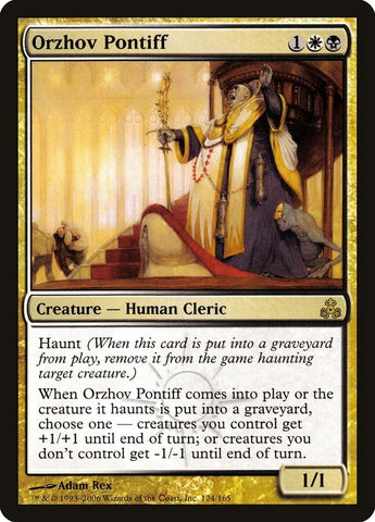 Image for Orzhov Pontiff (124) [Guildpact]