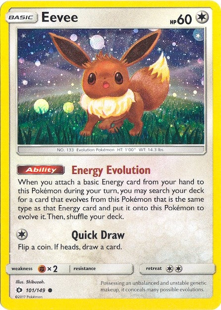 Eevee - 101/149 (Cosmos Holo) (101/149) (Miscellaneous Cards & Products)