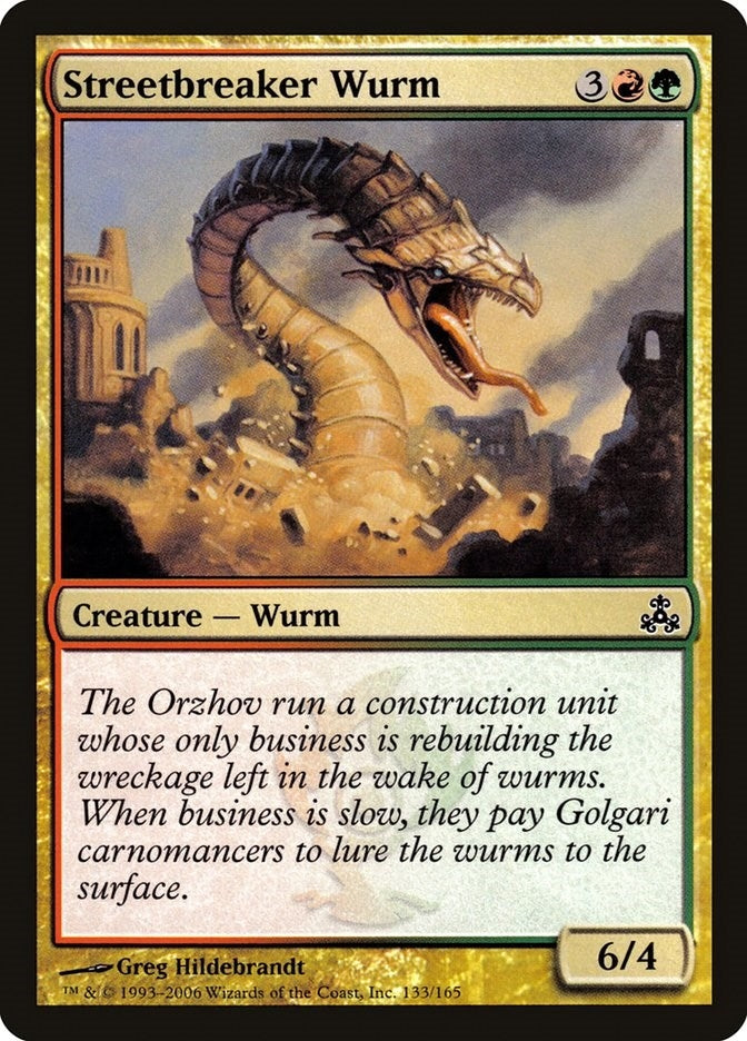 Image for Streetbreaker Wurm (133) [Guildpact]