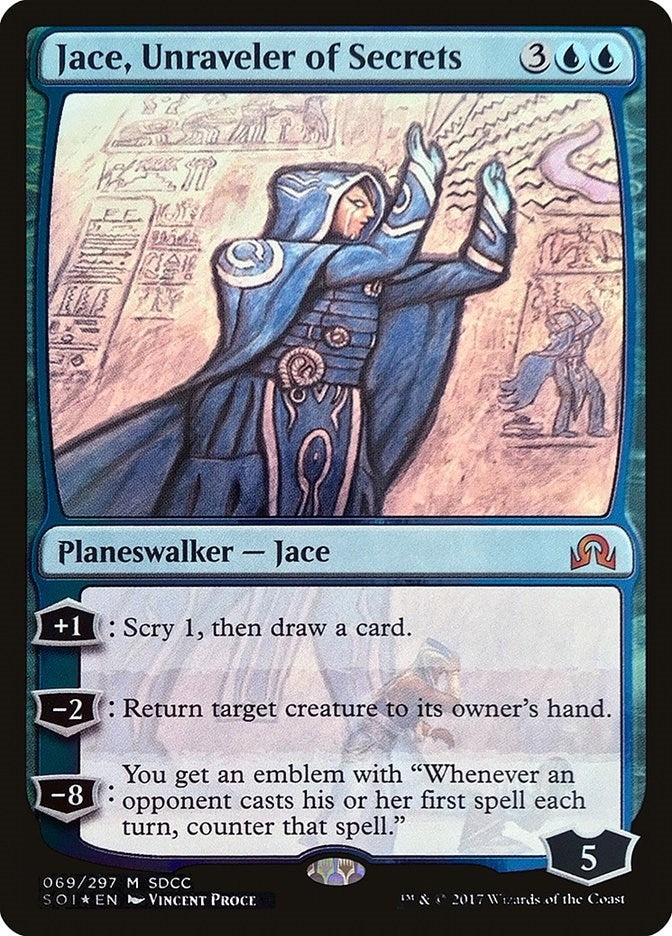 Image for Jace, Unraveler of Secrets (SDCC 2017 Exclusive) (69) [Media Promos]