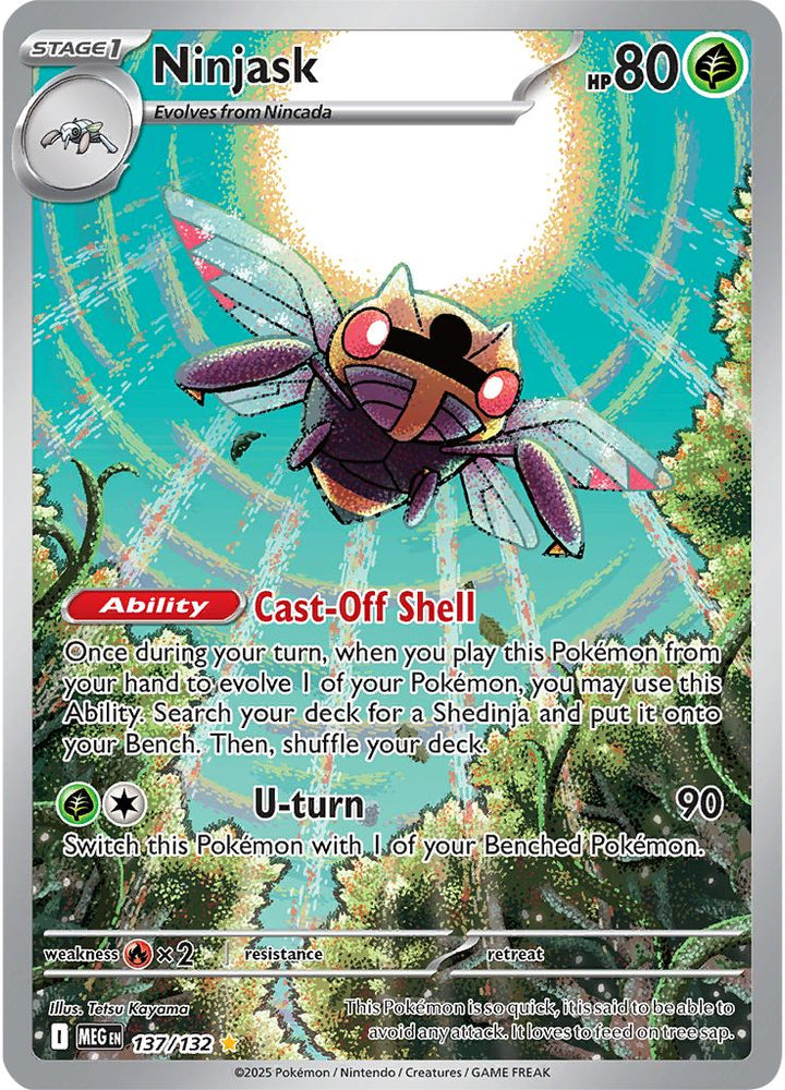 Ninjask (137/132) (ME01: Mega Evolution)