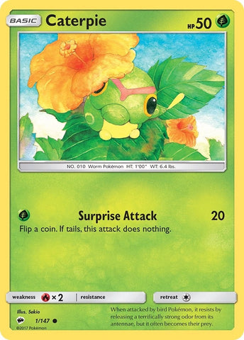 Image for Caterpie (1/147) [SM - Burning Shadows]